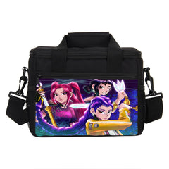 KPop Demon Hunters Portable Lunch Box School Tote Storage Picnic Bag