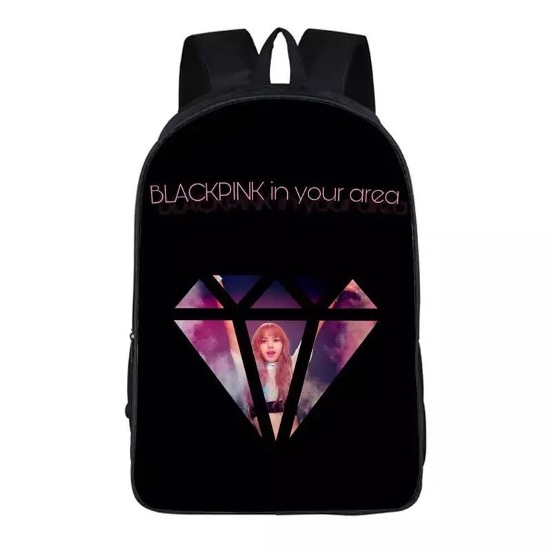 Kpop Blackpink Backpack School Sports Bag