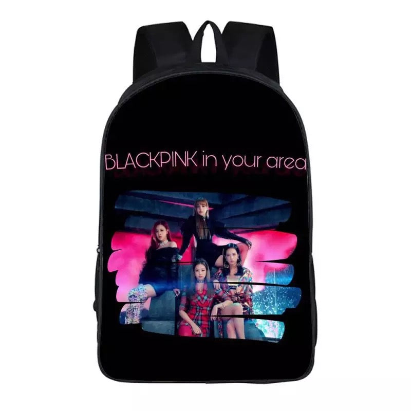 Kpop Blackpink Backpack School Sports Bag