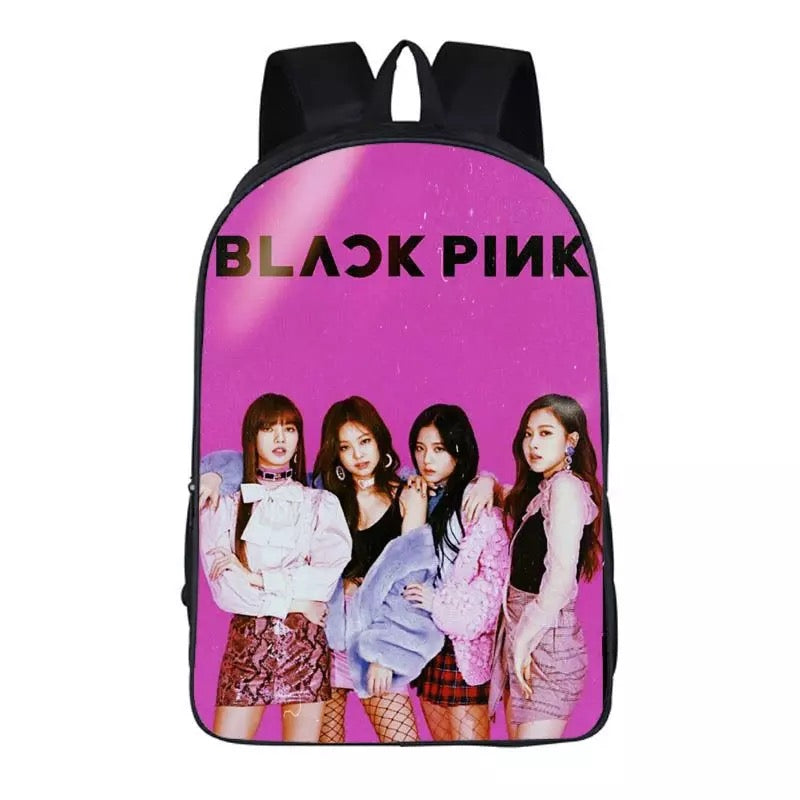 Kpop Blackpink Backpack School Sports Bag