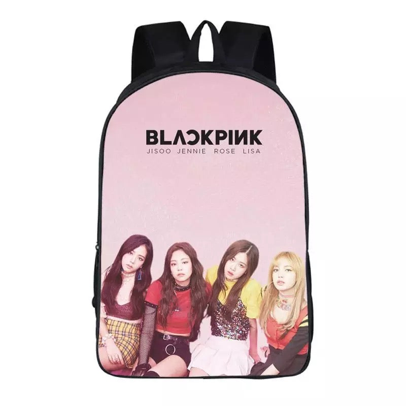 Kpop Blackpink Backpack School Sports Bag