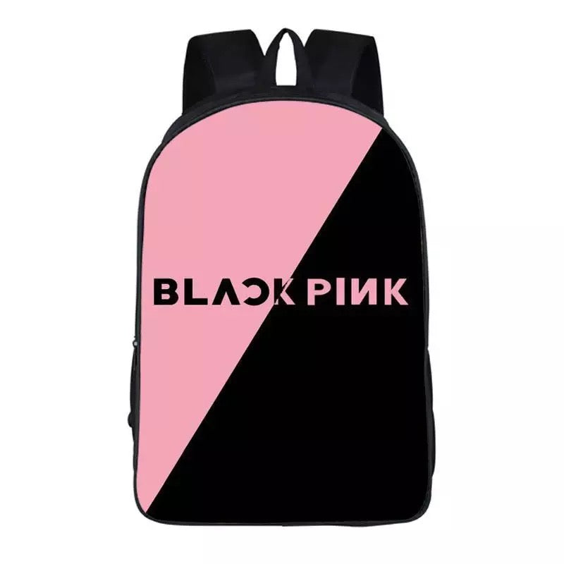 Kpop Blackpink Backpack School Sports Bag