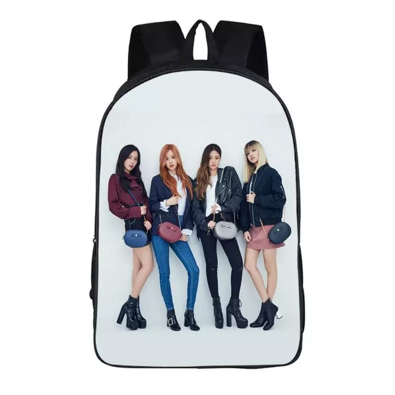 Kpop Blackpink Backpack School Sports Bag