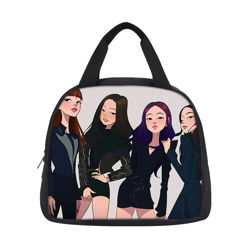 Kpop Blackpink Lunch Box Bag Lunch Tote For Kids