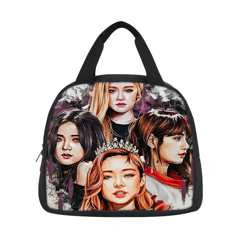 Kpop Blackpink Lunch Box Bag Lunch Tote For Kids