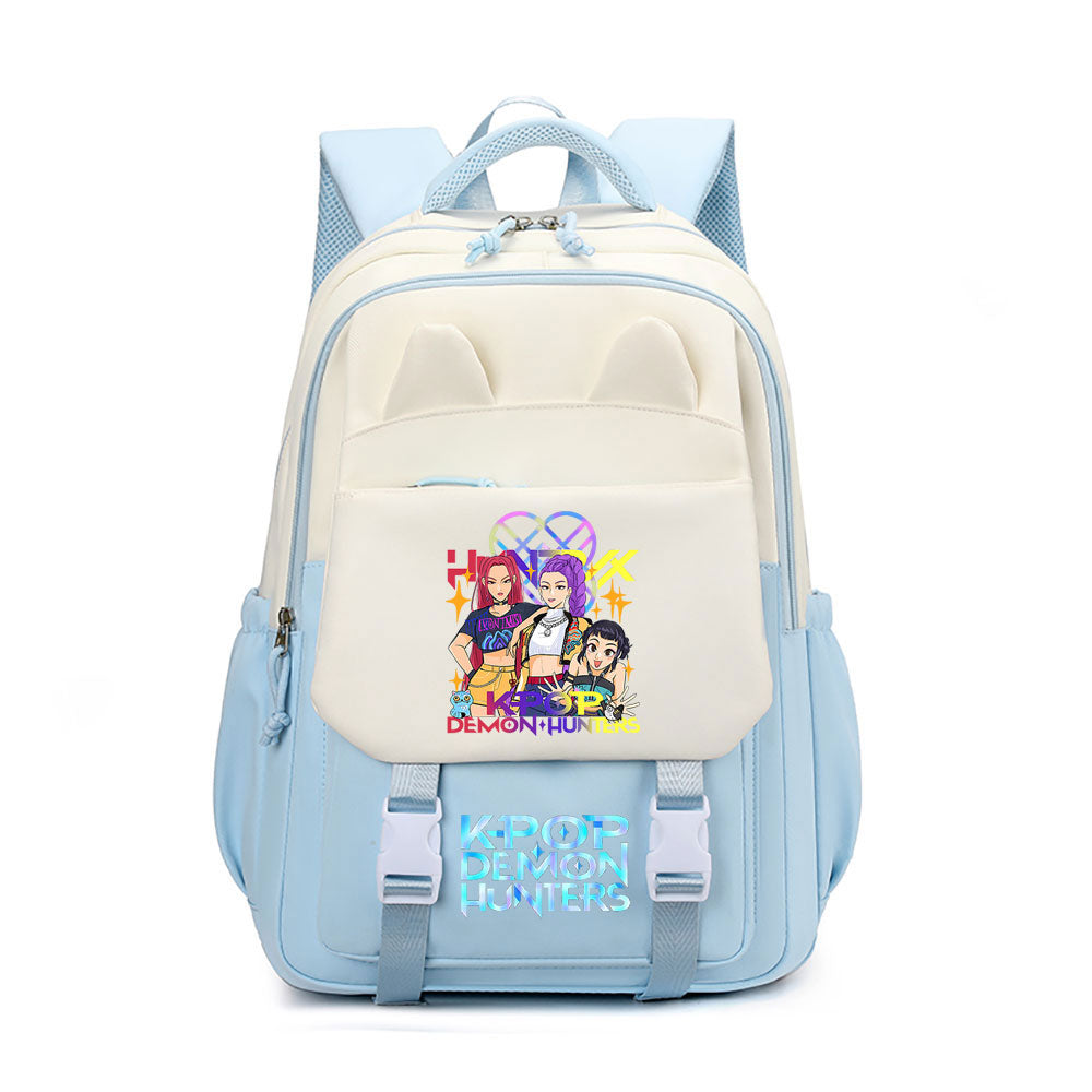 Kpop Demon Hunter Waterproof Backpacks Kids School Bags Teenagers Backpack