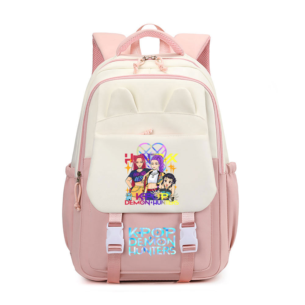 Kpop Demon Hunter Waterproof Backpacks Kids School Bags Teenagers Backpack