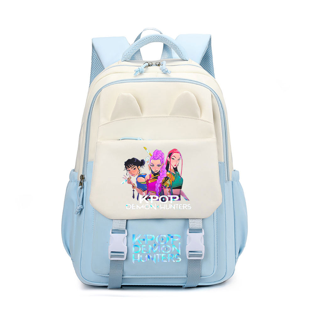 Kpop Demon Hunter Waterproof Backpacks Kids School Bags Teenagers Backpack