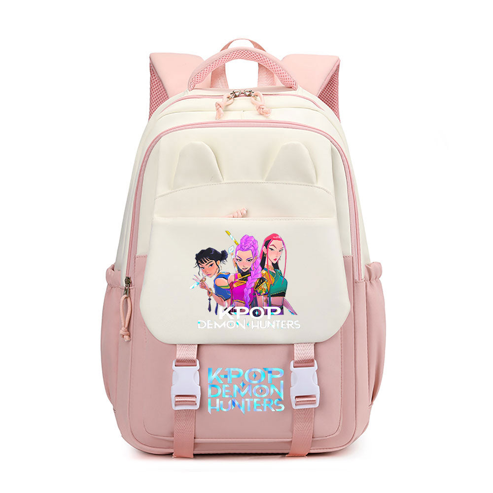 Kpop Demon Hunter Waterproof Backpacks Kids School Bags Teenagers Backpack
