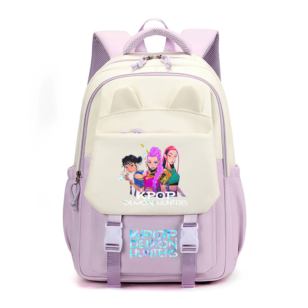 Kpop Demon Hunter Waterproof Backpacks Kids School Bags Teenagers Backpack