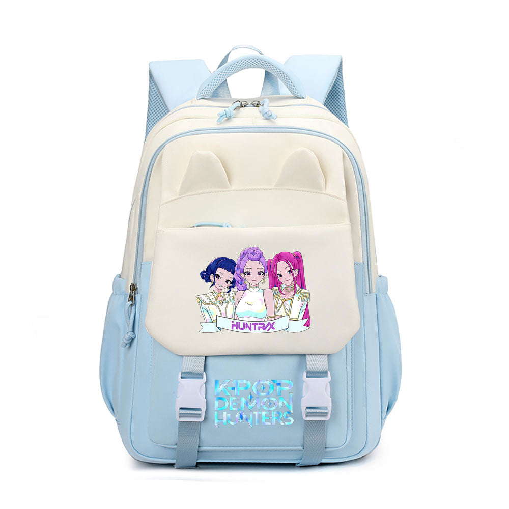 Kpop Demon Hunter Waterproof Backpacks Kids School Bags Teenagers Backpack