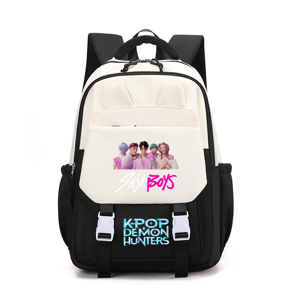 Kpop Demon Hunter Waterproof Backpacks Kids School Bags Teenagers Backpack