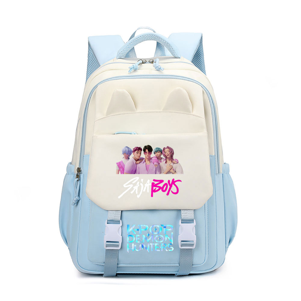 Kpop Demon Hunter Waterproof Backpacks Kids School Bags Teenagers Backpack