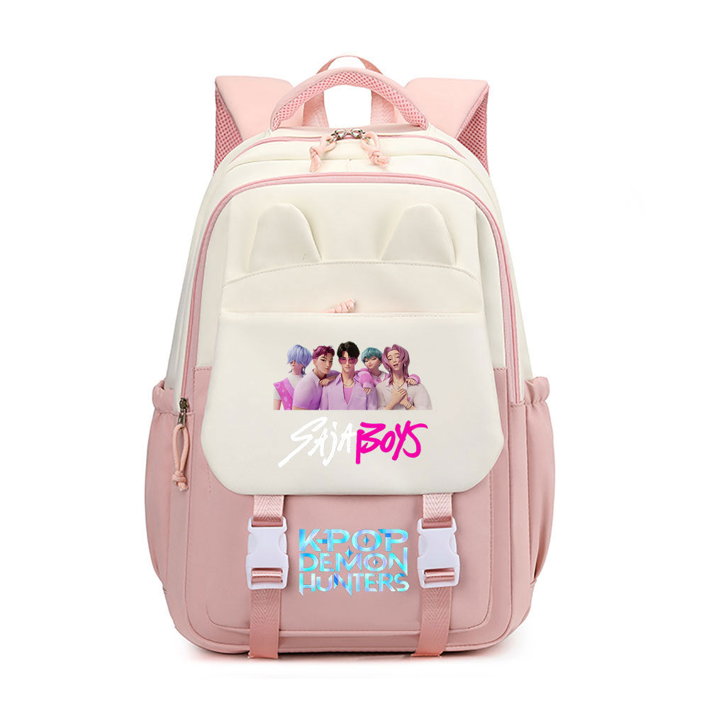 Kpop Demon Hunter Waterproof Backpacks Kids School Bags Teenagers Backpack