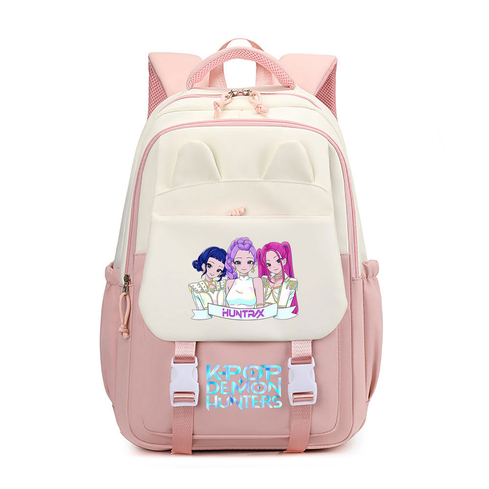 Kpop Demon Hunter Waterproof Backpacks Kids School Bags Teenagers Backpack
