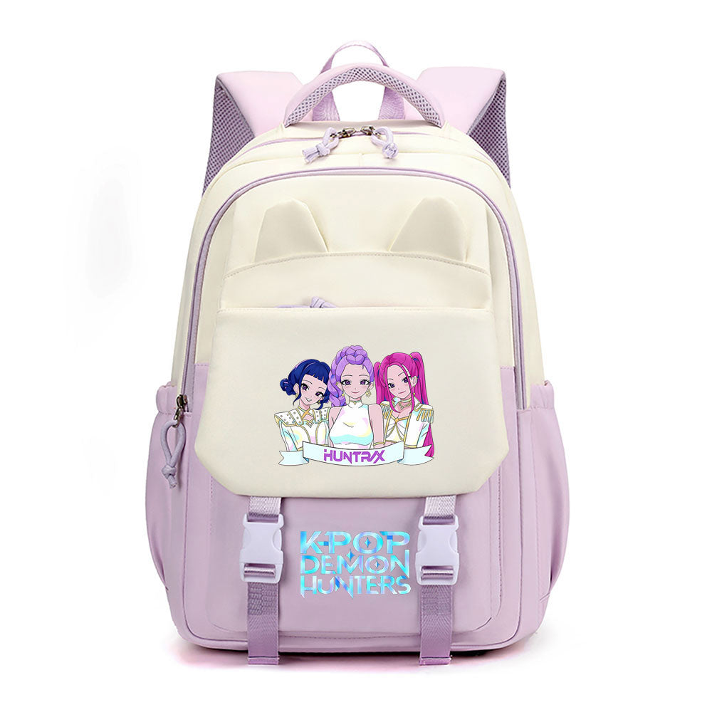 Kpop Demon Hunter Waterproof Backpacks Kids School Bags Teenagers Backpack
