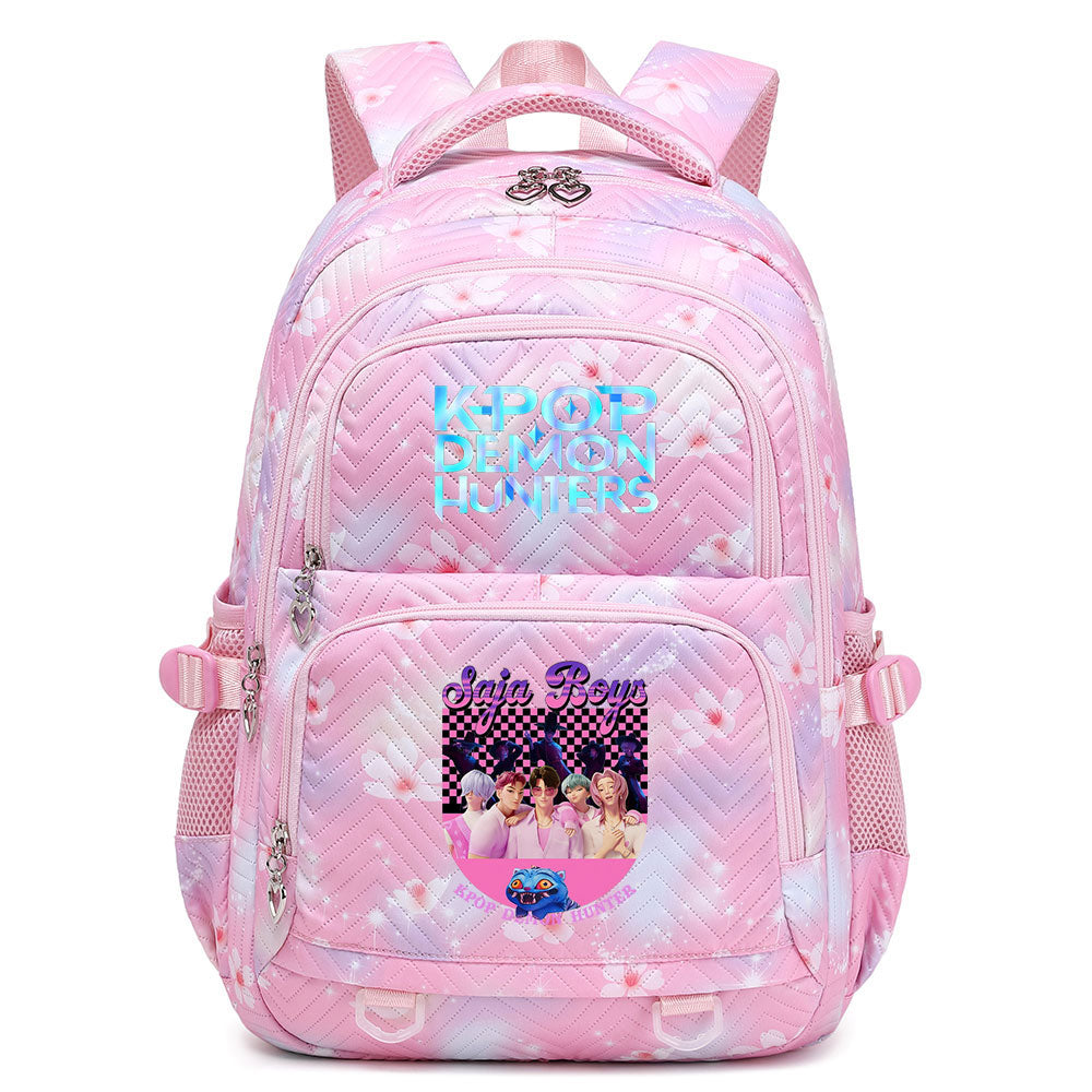 Kpop Demon Hunter Waterproof Backpacks Kids School Bags Teenagers Backpack