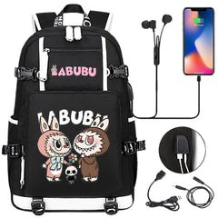 La BuBu USB Charging Backpack School NoteBook Laptop Travel Bags
