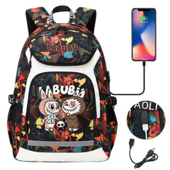 La Bubu USB Charging Backpack School NoteBook Laptop Travel Bags