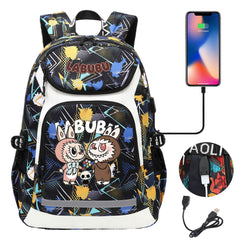 La Bubu USB Charging Backpack School NoteBook Laptop Travel Bags