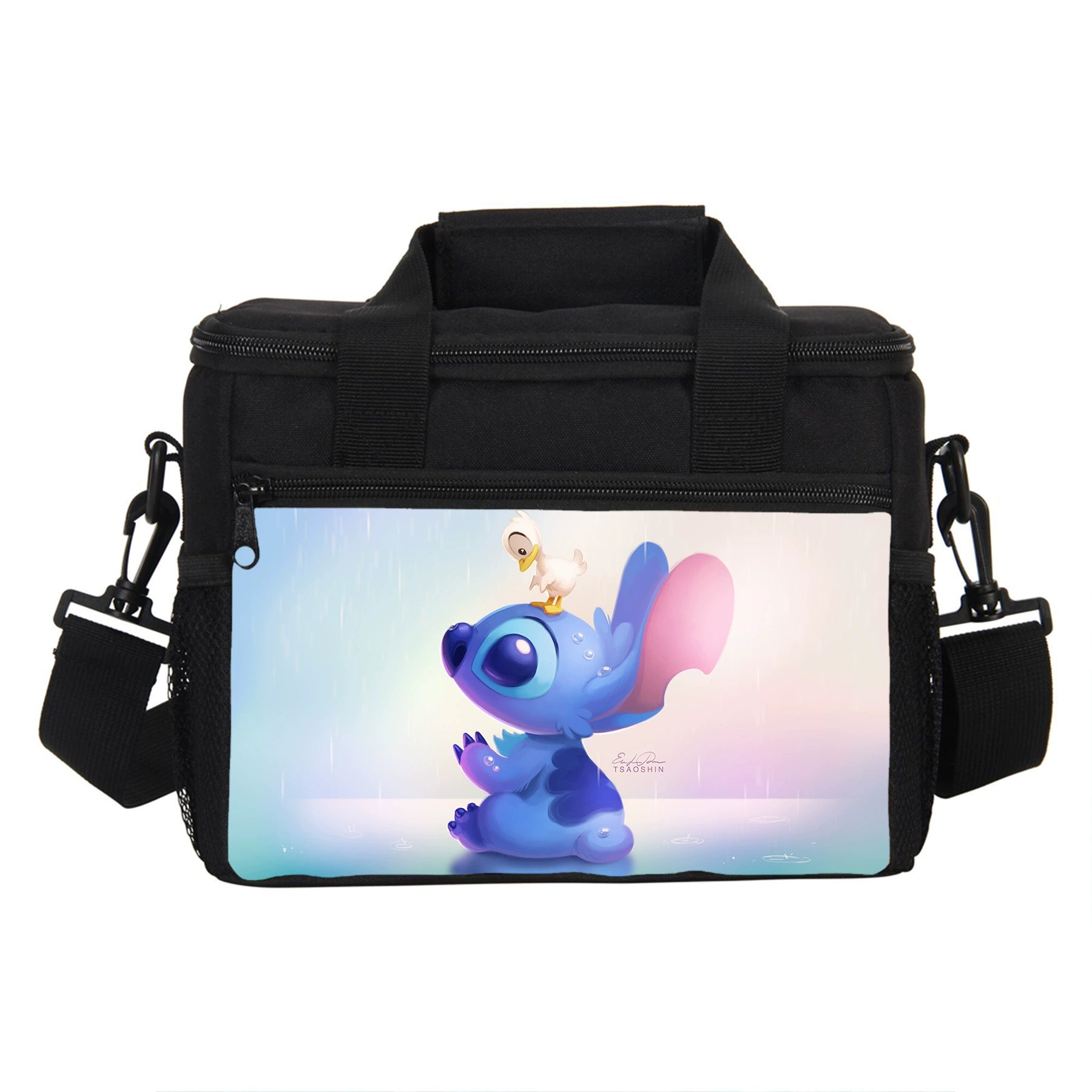 Lilo Stitch Portable Lunch Box School Tote Storage Picnic Bag