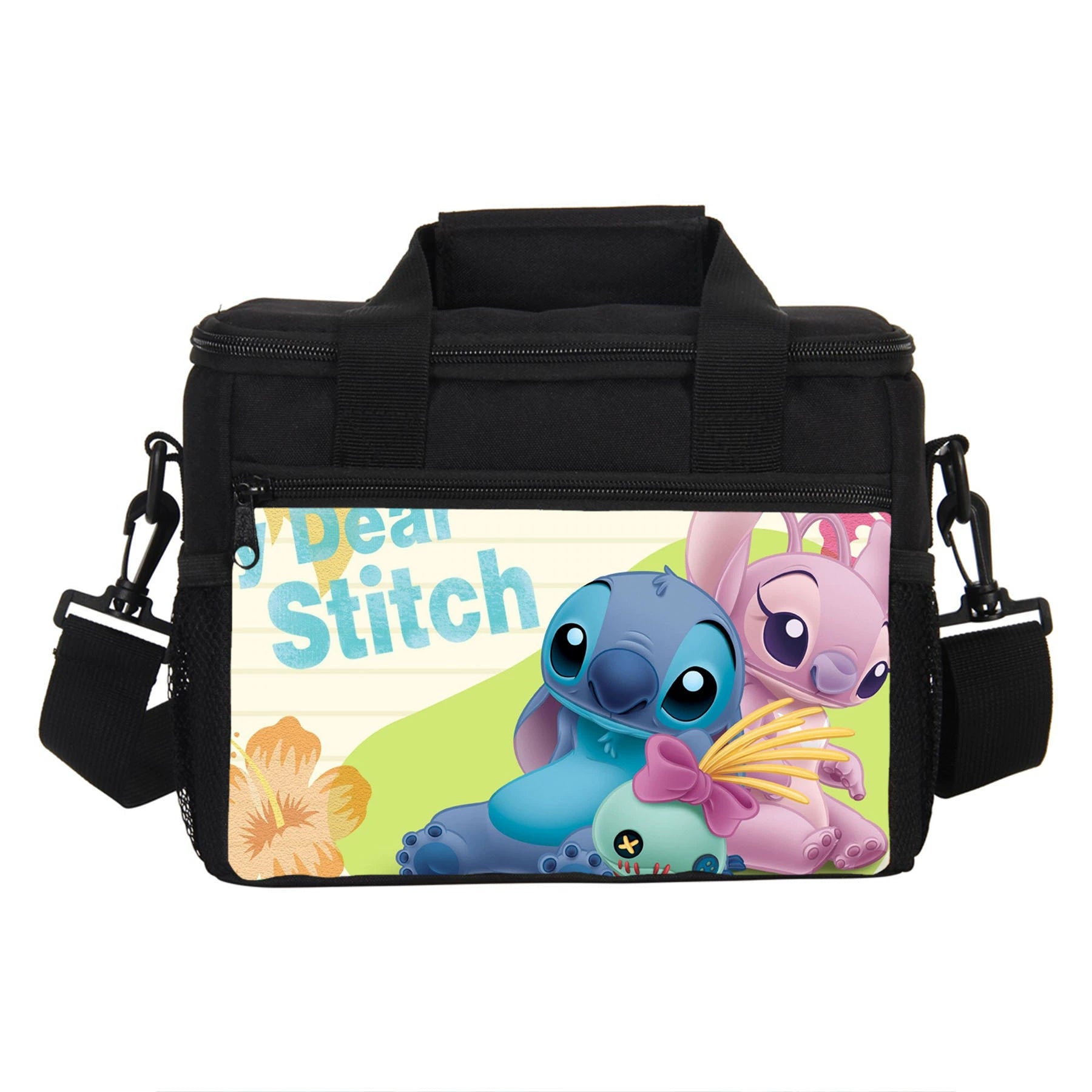 Lilo Stitch Portable Lunch Box School Tote Storage Picnic Bag