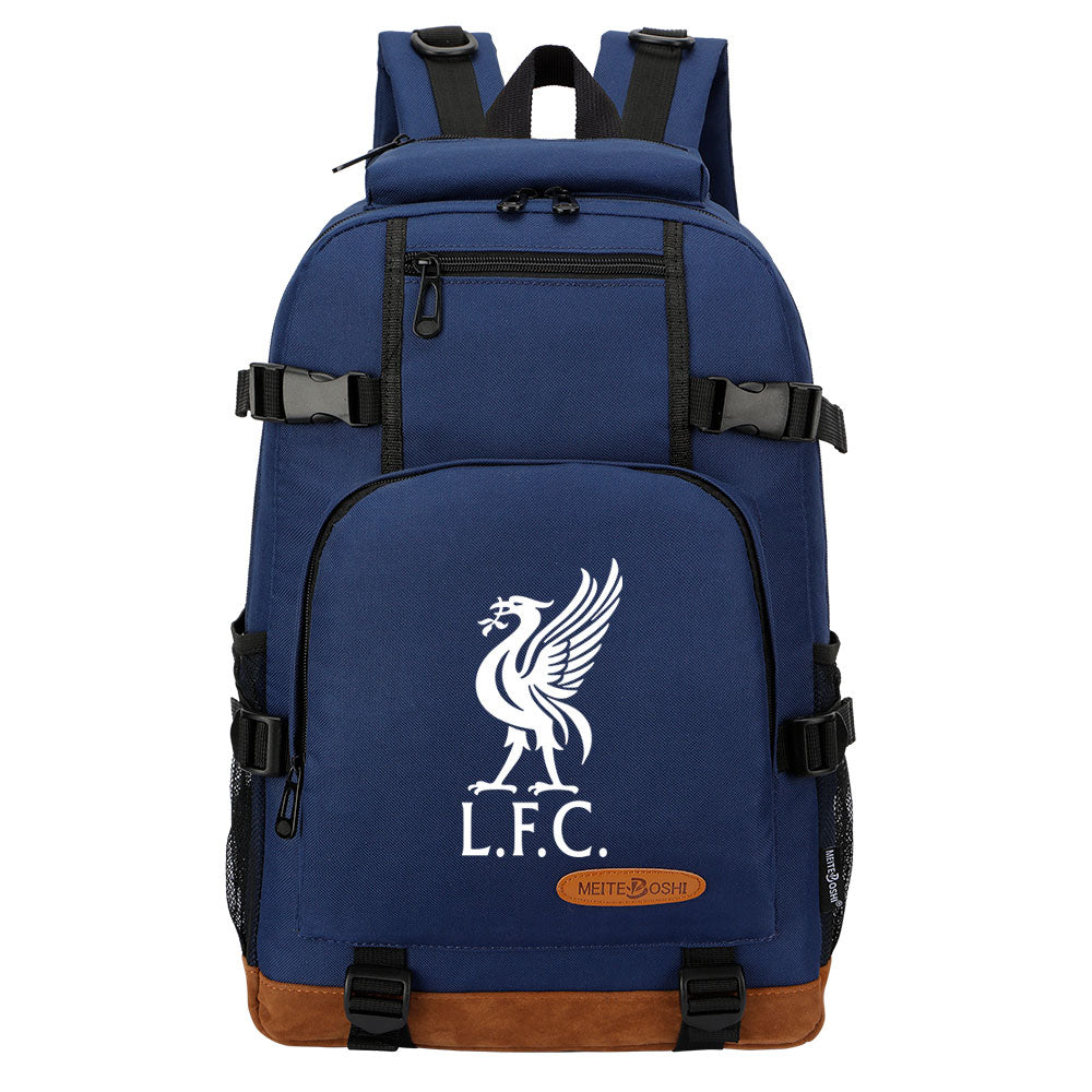 Liverpool Football Club School Bookbag Travel Backpack Bags