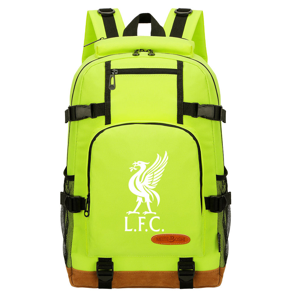 Liverpool Football Club School Bookbag Travel Backpack Bags