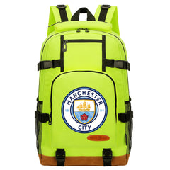 Manchester City Football Club School Bookbag Travel Backpack Bags