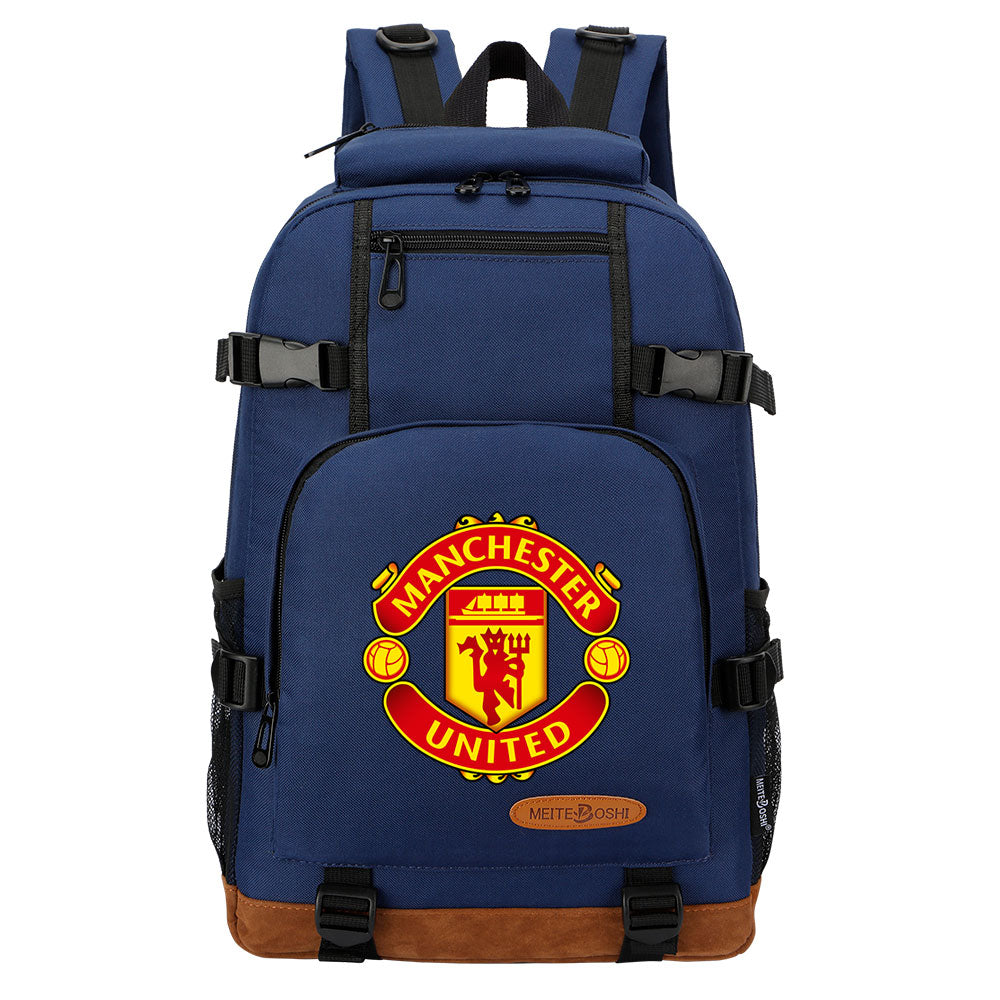 Manchester United Football Club School Bookbag Travel Backpack Bags