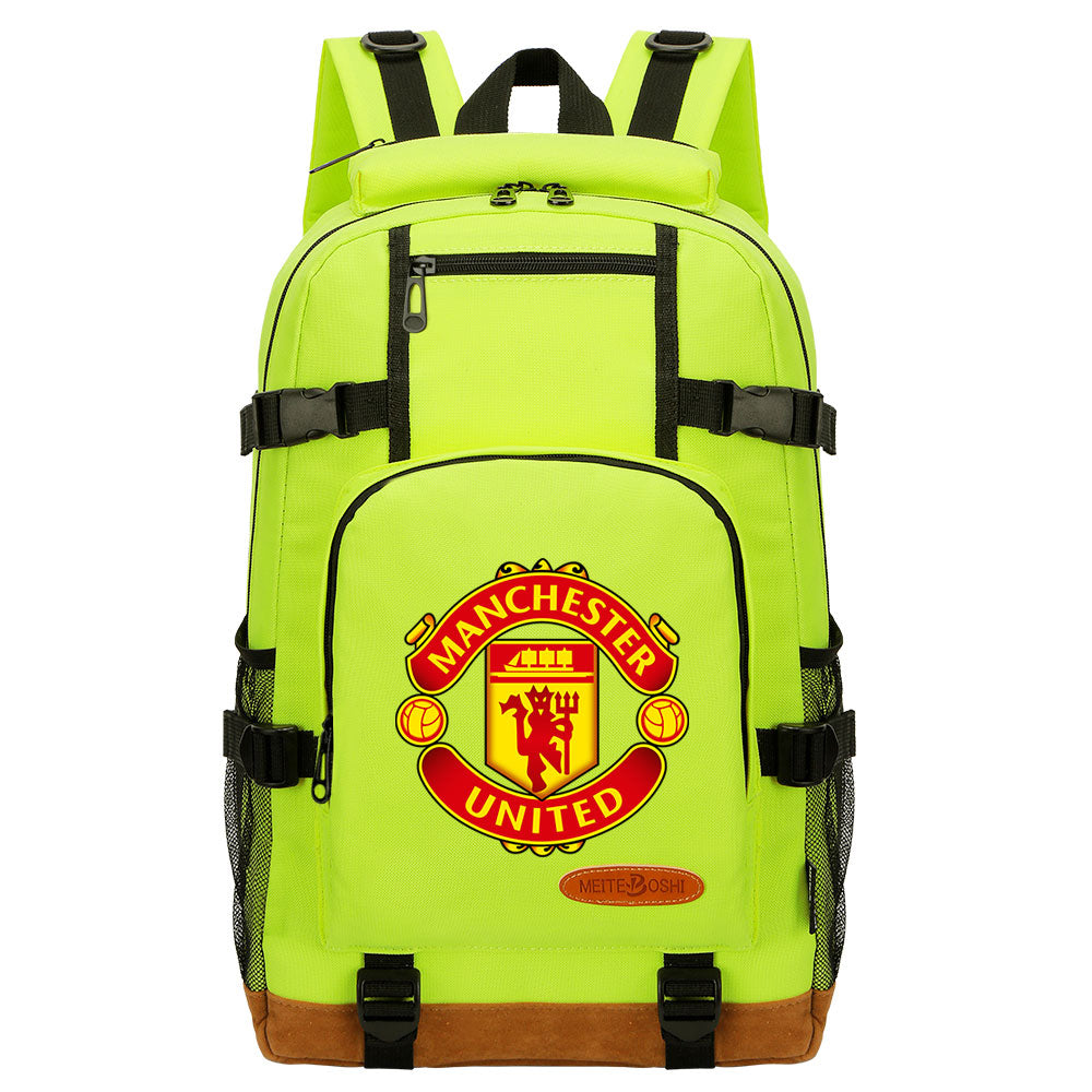 Manchester United Football Club School Bookbag Travel Backpack Bags