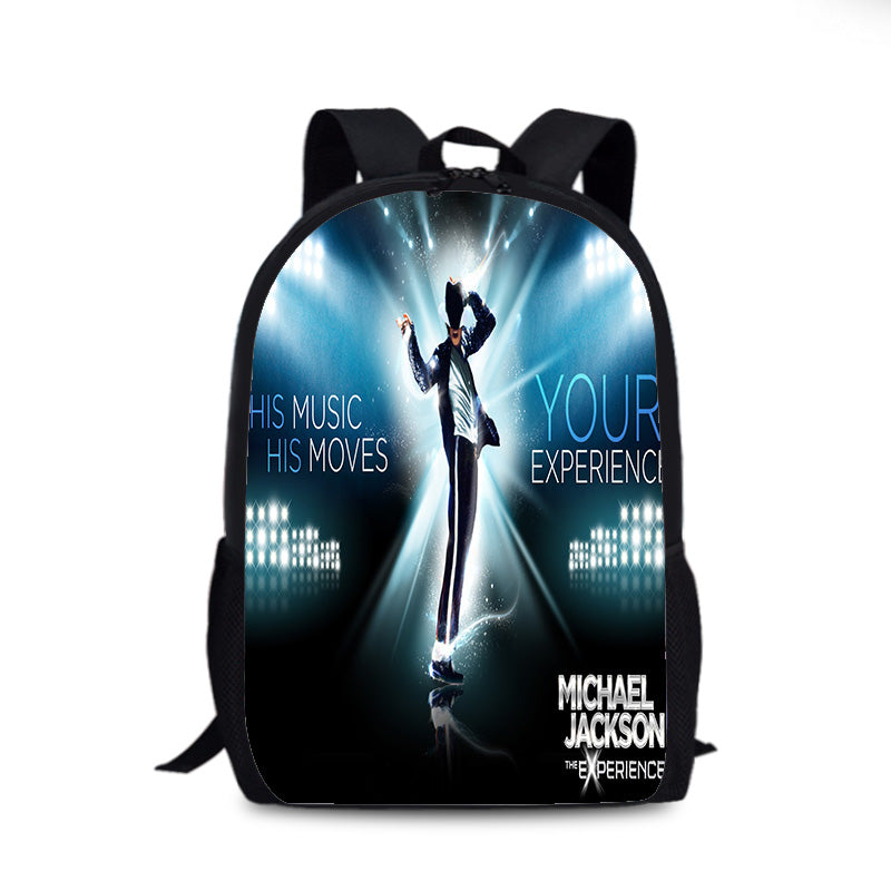 Michael Jackson Cosplay Backpack School Sports Bag