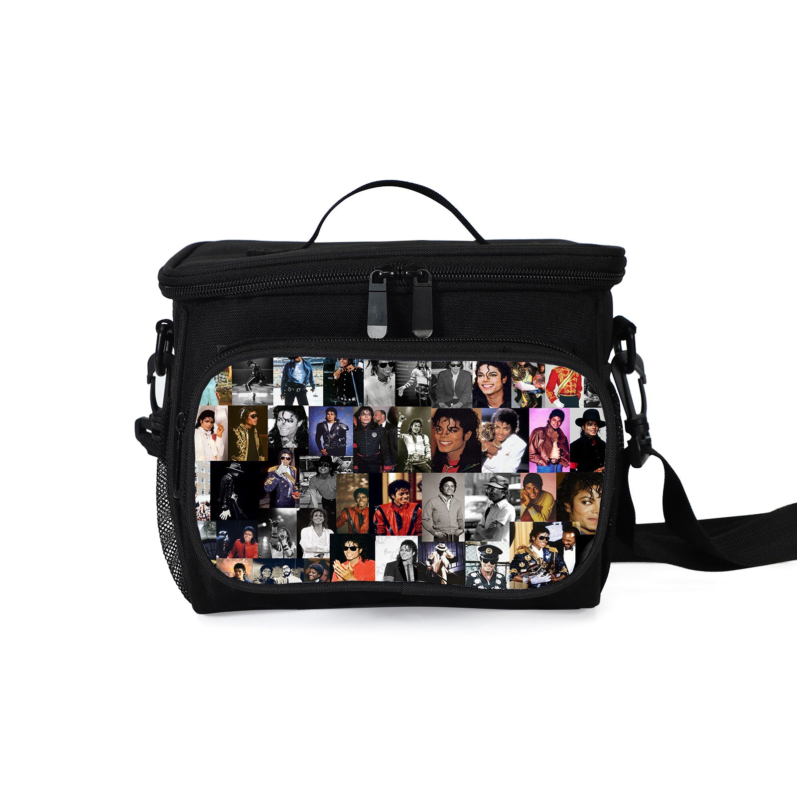 Michael Jackson Portable Lunch Box School Tote Storage Picnic Bag