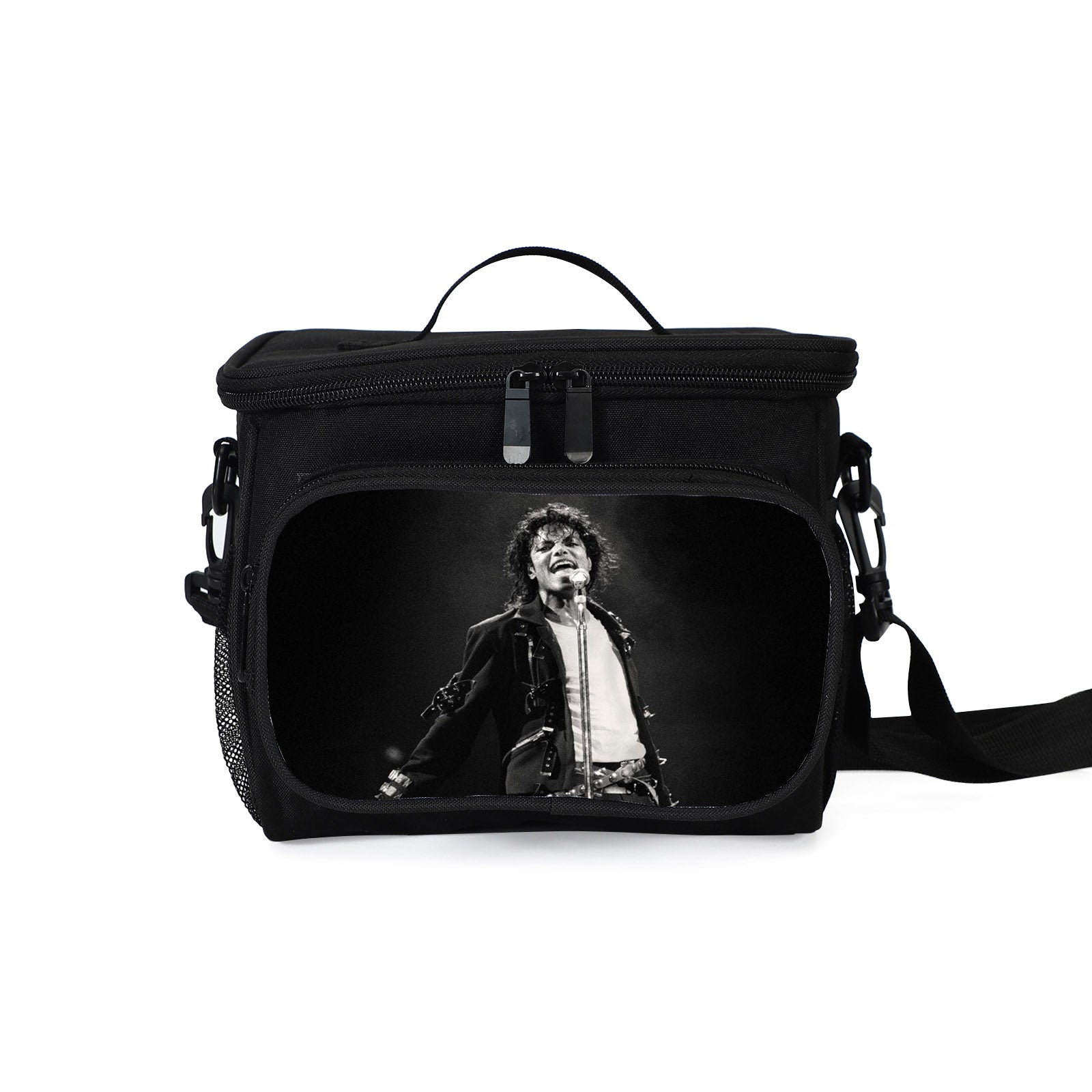 Michael Jackson Portable Lunch Box School Tote Storage Picnic Bag