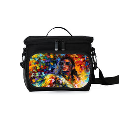 Michael Jackson Portable Lunch Box School Tote Storage Picnic Bag