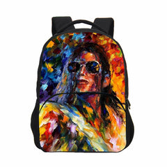 Michael Jackson Cosplay Backpack School Sports Bag