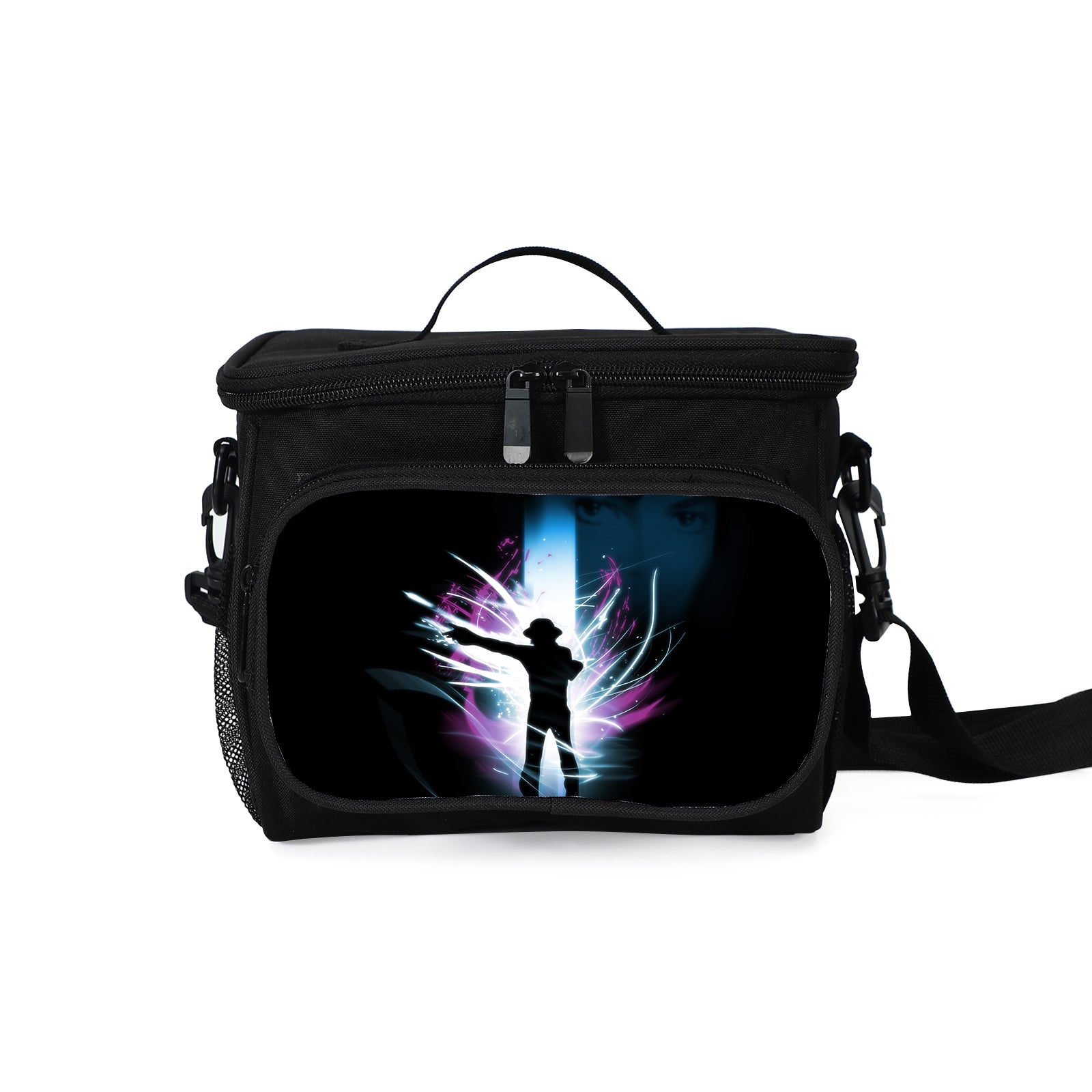 Michael Jackson Portable Lunch Box School Tote Storage Picnic Bag