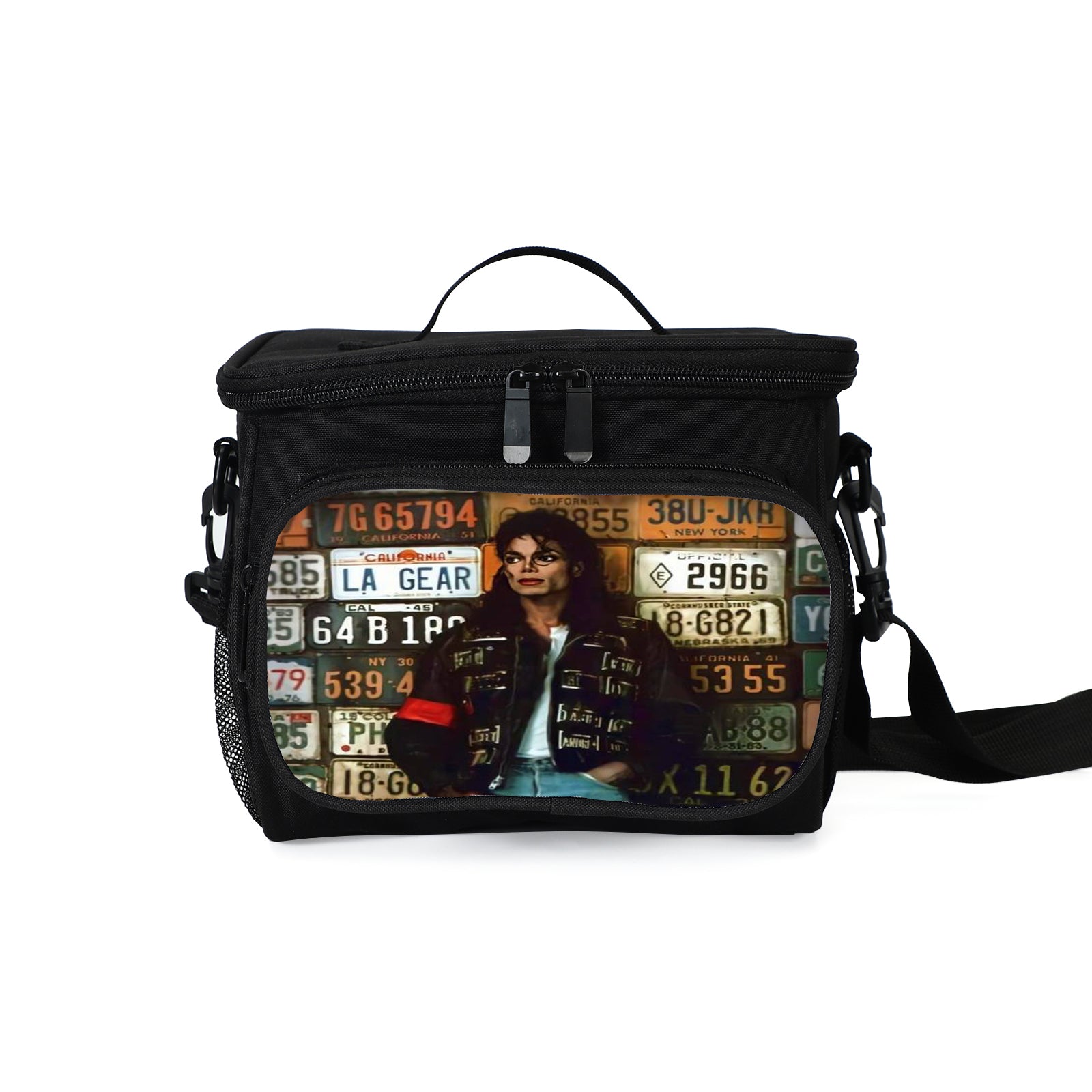 Michael Jackson Portable Lunch Box School Tote Storage Picnic Bag