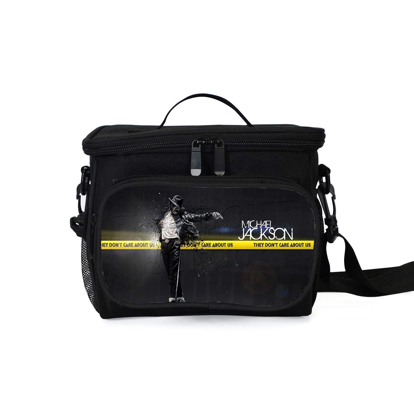Michael Jackson Portable Lunch Box School Tote Storage Picnic Bag