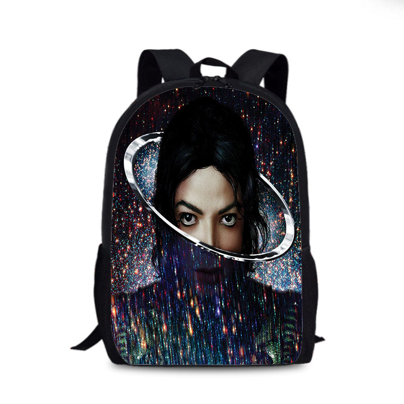 Michael Jackson Cosplay Backpack School Sports Bag