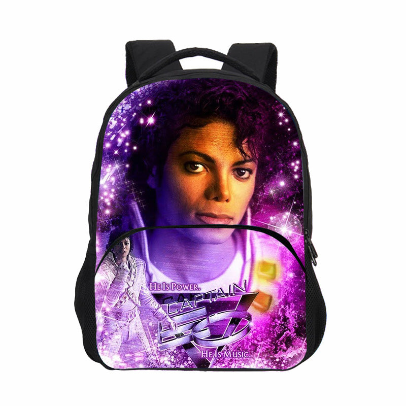 Michael Jackson Cosplay Backpack School Sports Bag