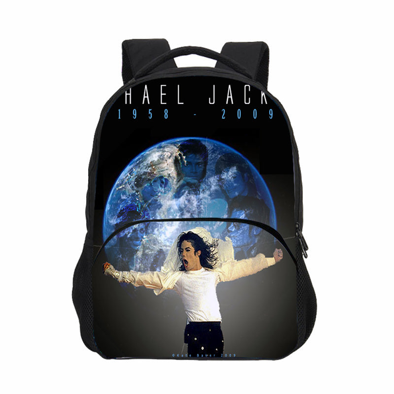 Michael Jackson Cosplay Backpack School Sports Bag