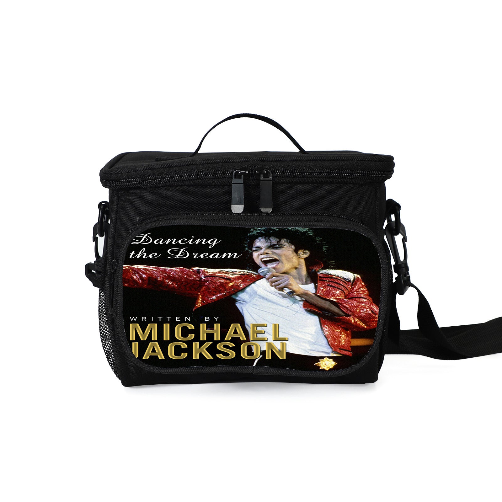 Michael Jackson Portable Lunch Box School Tote Storage Picnic Bag
