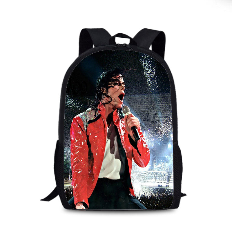 Michael Jackson Cosplay Backpack School Sports Bag
