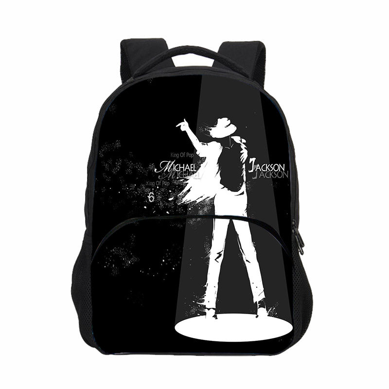 Michael Jackson Cosplay Backpack School Sports Bag