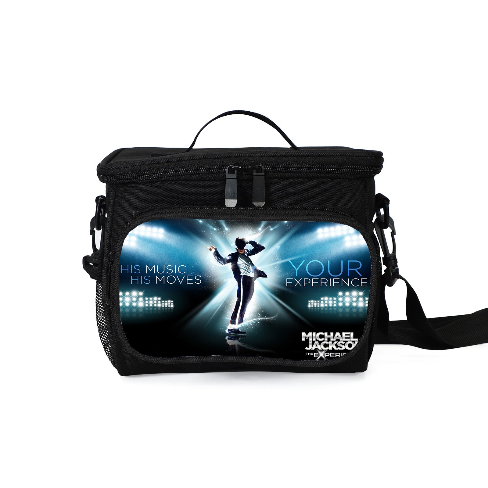 Michael Jackson Portable Lunch Box School Tote Storage Picnic Bag