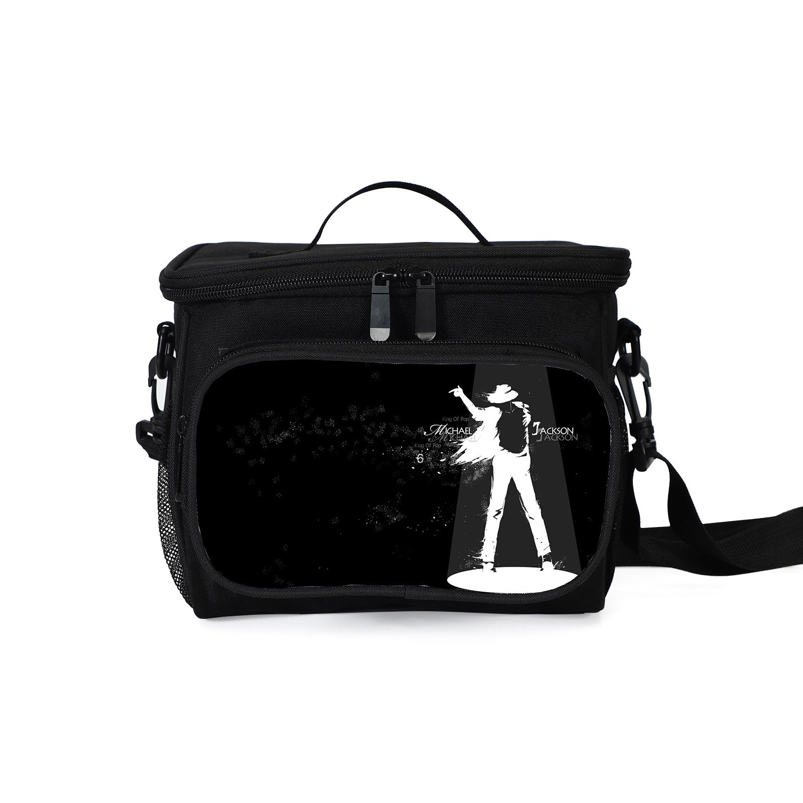 Michael Jackson Portable Lunch Box School Tote Storage Picnic Bag