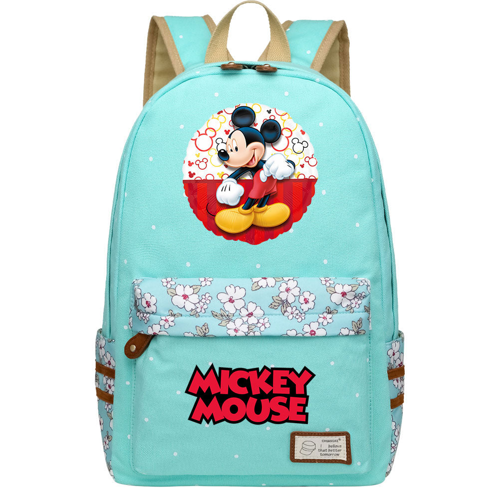 Mickey Mouse Canvas Travel Backpack School Bag for Girl Boy Kids