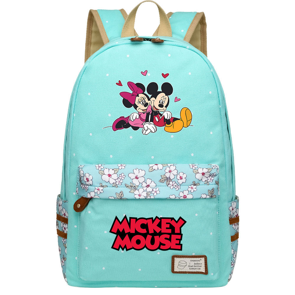 Mickey Mouse Canvas Travel Backpack School Bag for Girl Boy Kids