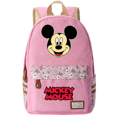 Mickey Mouse Canvas Travel Backpack School Bag for Girl Boy Kids